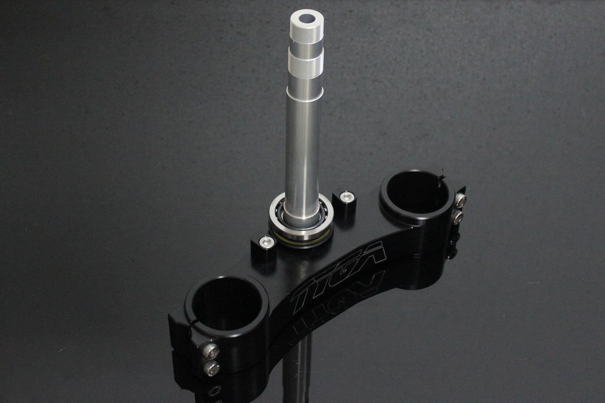 Lower Triple Clamp, CNC Black, NC35 Forks, CBR250RR MC22 Shaft