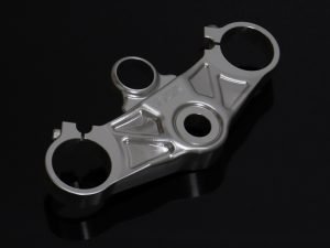 Top Triple Clamp Set, CNC Silver, Aprilia RS250