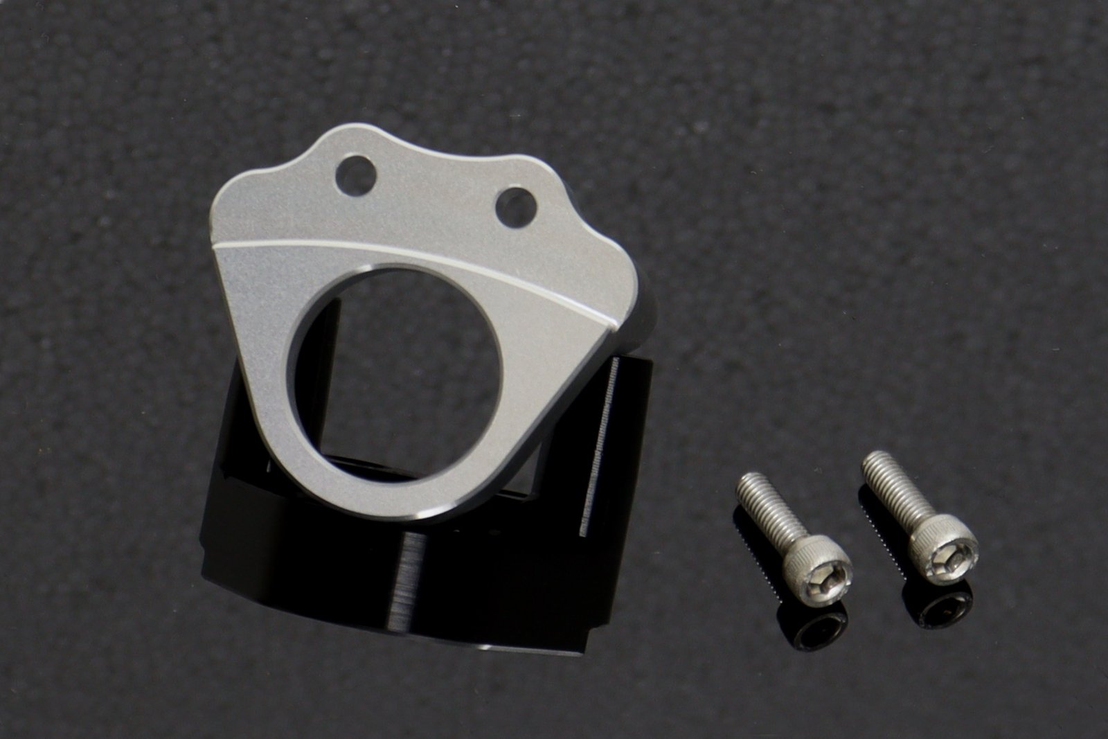 Ignition Switch Holder, CNC Silver, Suzuki RGV250 VJ22