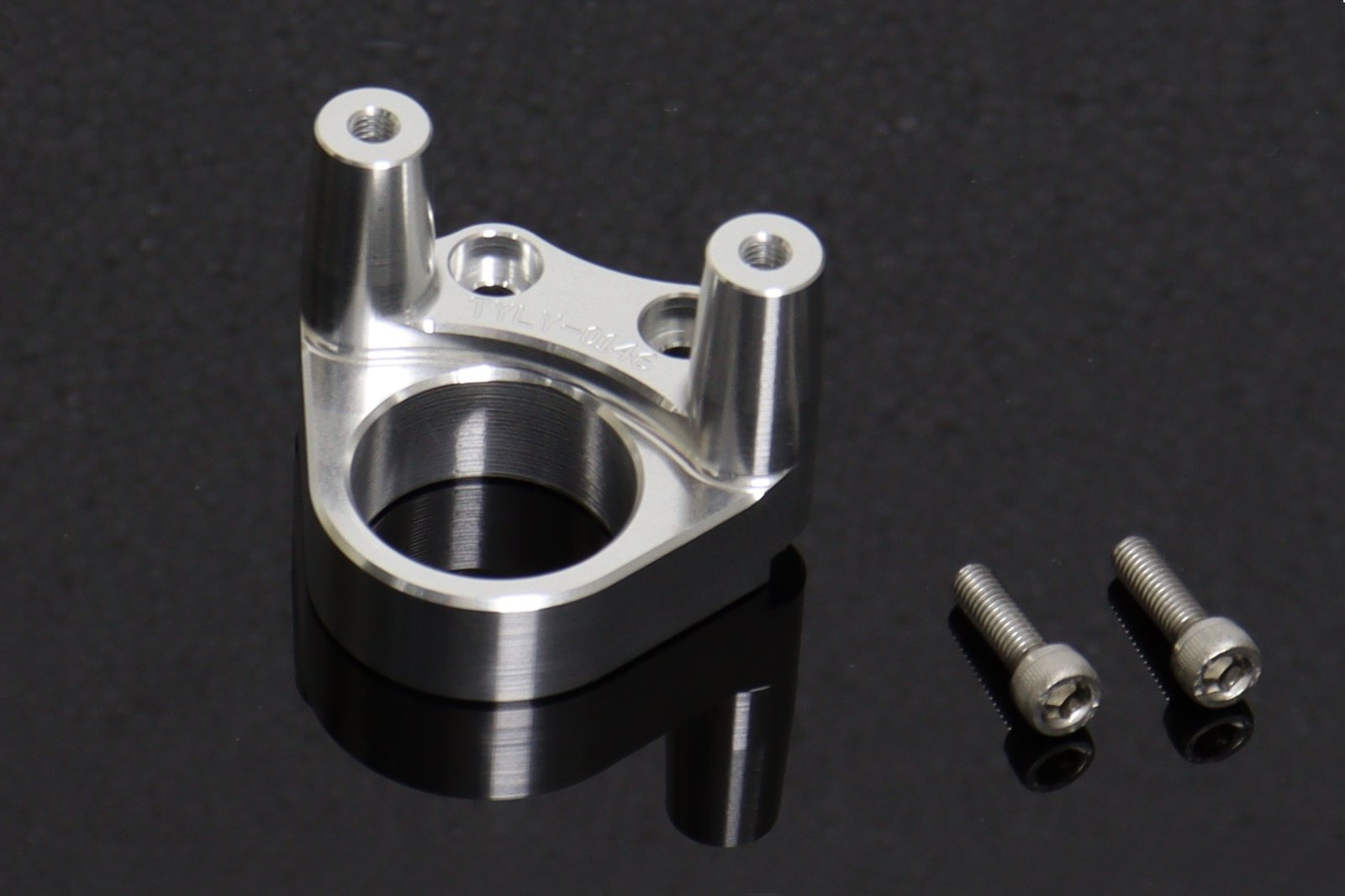 Ignition Switch Holder, CNC Silver, Suzuki RGV250 VJ22 - Image 2