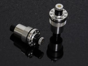 Fork Caps, Silver/Black, Full adjustment