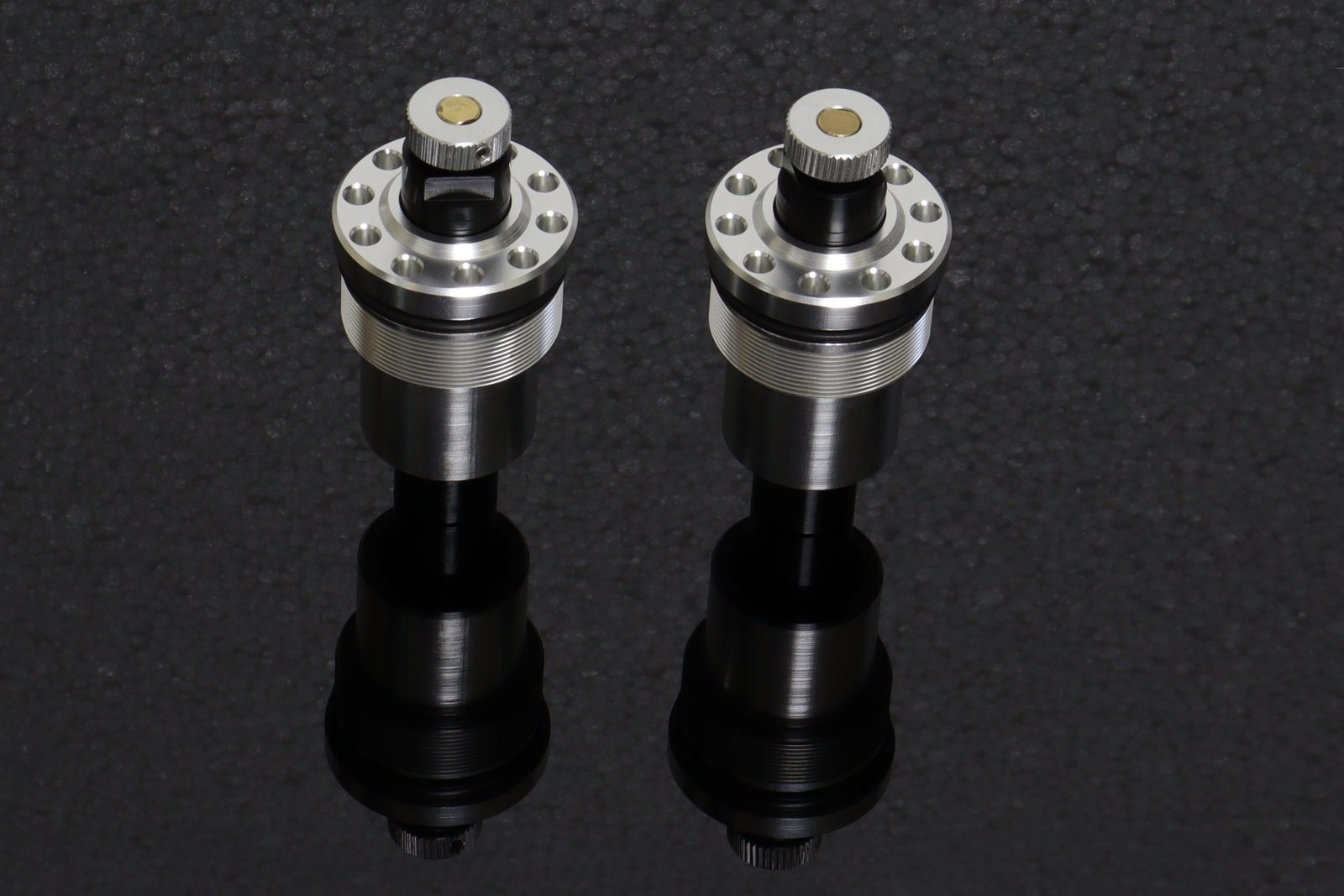 Fork Caps, Silver/Black, Full adjustment - Image 2