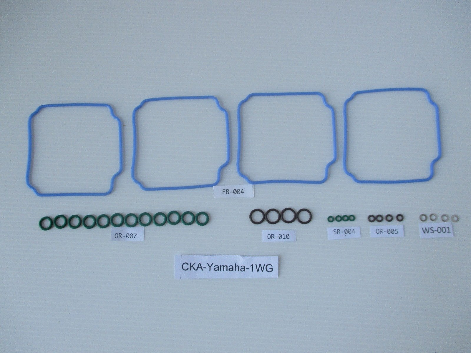 Carb Service Kit A, 32 pieces, Yamaha FZR400 1WG