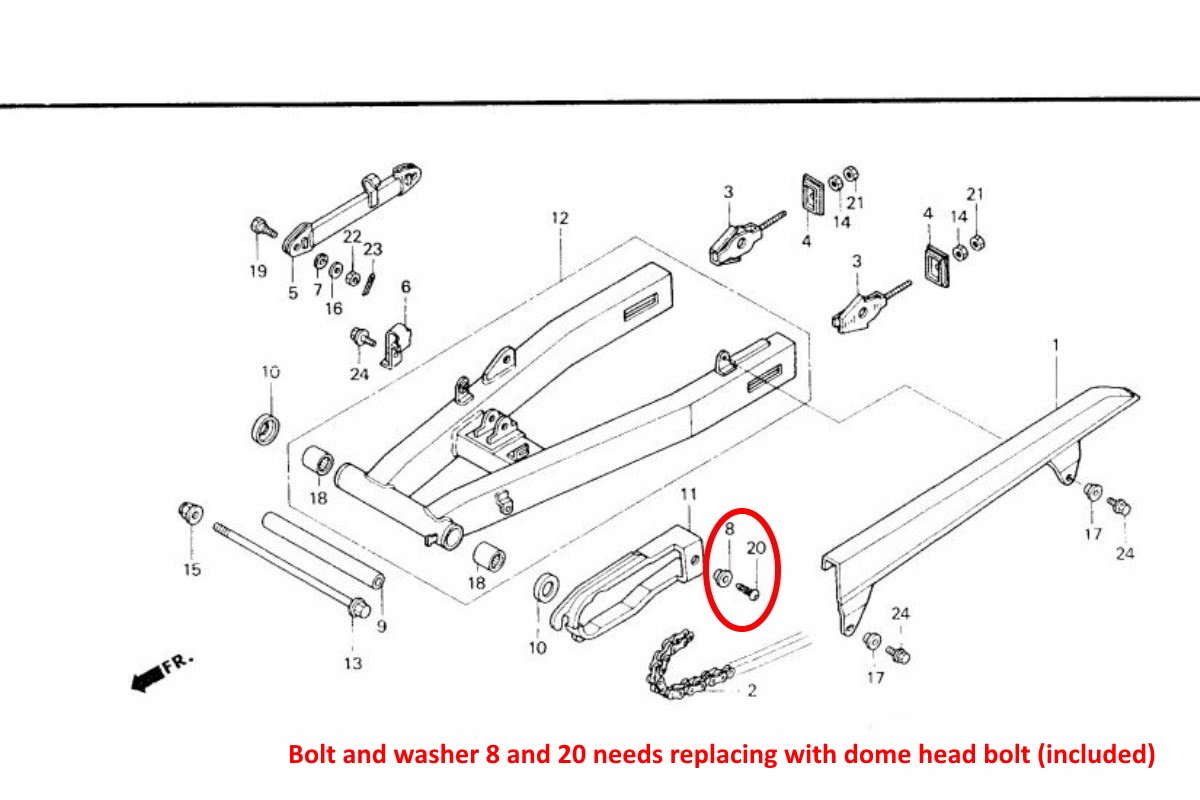 Racing Step Kit, LS125R - Image 9