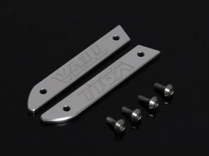 Set, Mirror Blanking Plates, L&R, CNC Silver, KTM RC Series