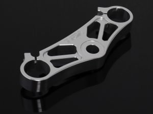 Top Triple Clamp, CNC Silver, Suzuki SV650