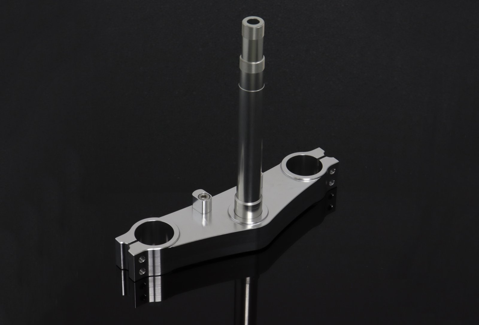 Lower Triple Clamp, CNC Silver, Suzuki SV650 - Image 2