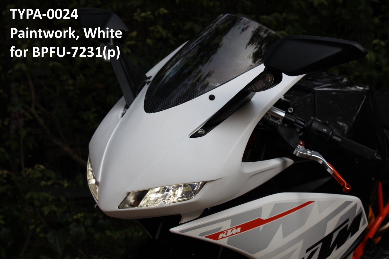 Paintwork, White for BPFU-7231(p)