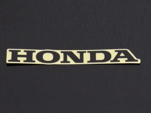 Decal, Honda 110mm/T2 Black, (no background)