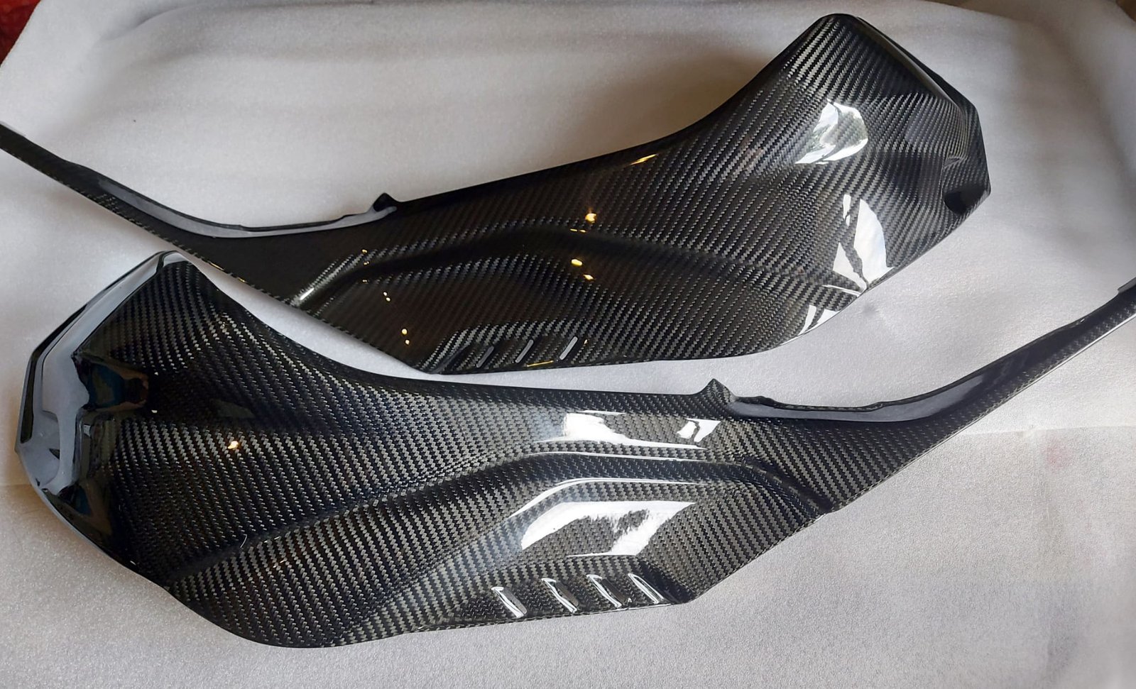 BMW S1000RR 2019 carbon full under seat panels - Image 3