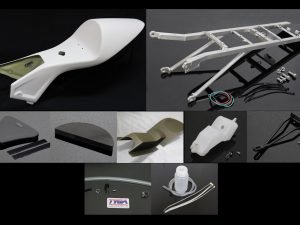 Kit, GP Seat Set (Race GRP) Aluminium Subframe, VJ22 RGV250