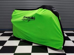 TYGA Bike Dust Cover, Lime Green/Black, Kawasaki Racing, (race)