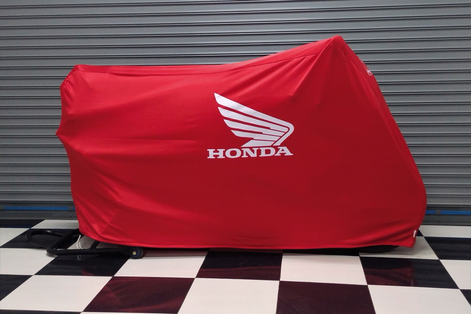 TYGA Bike Dust Cover, Red, Honda Wing, White - Image 2