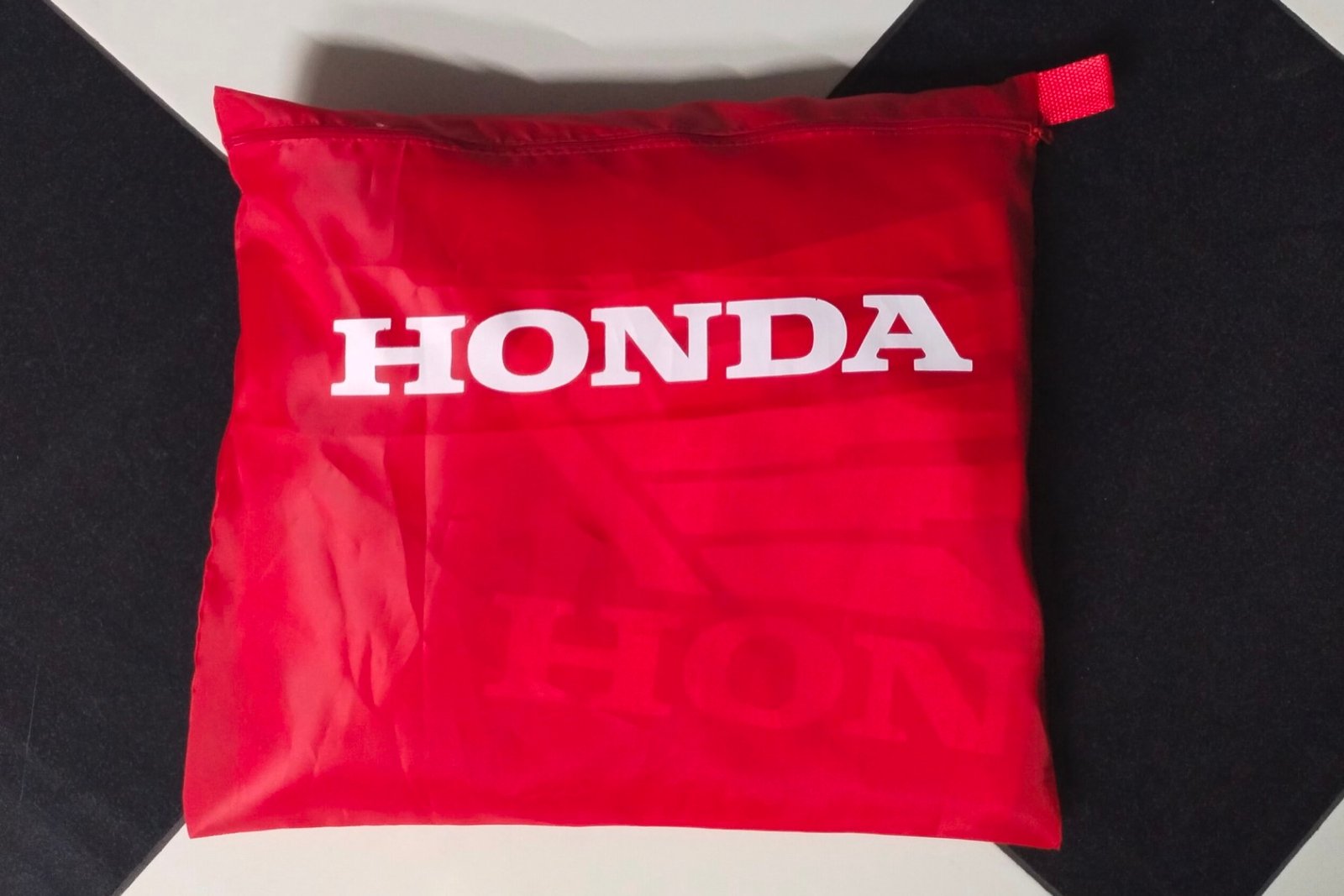TYGA Bike Dust Cover, Red, Honda Wing, White - Image 5