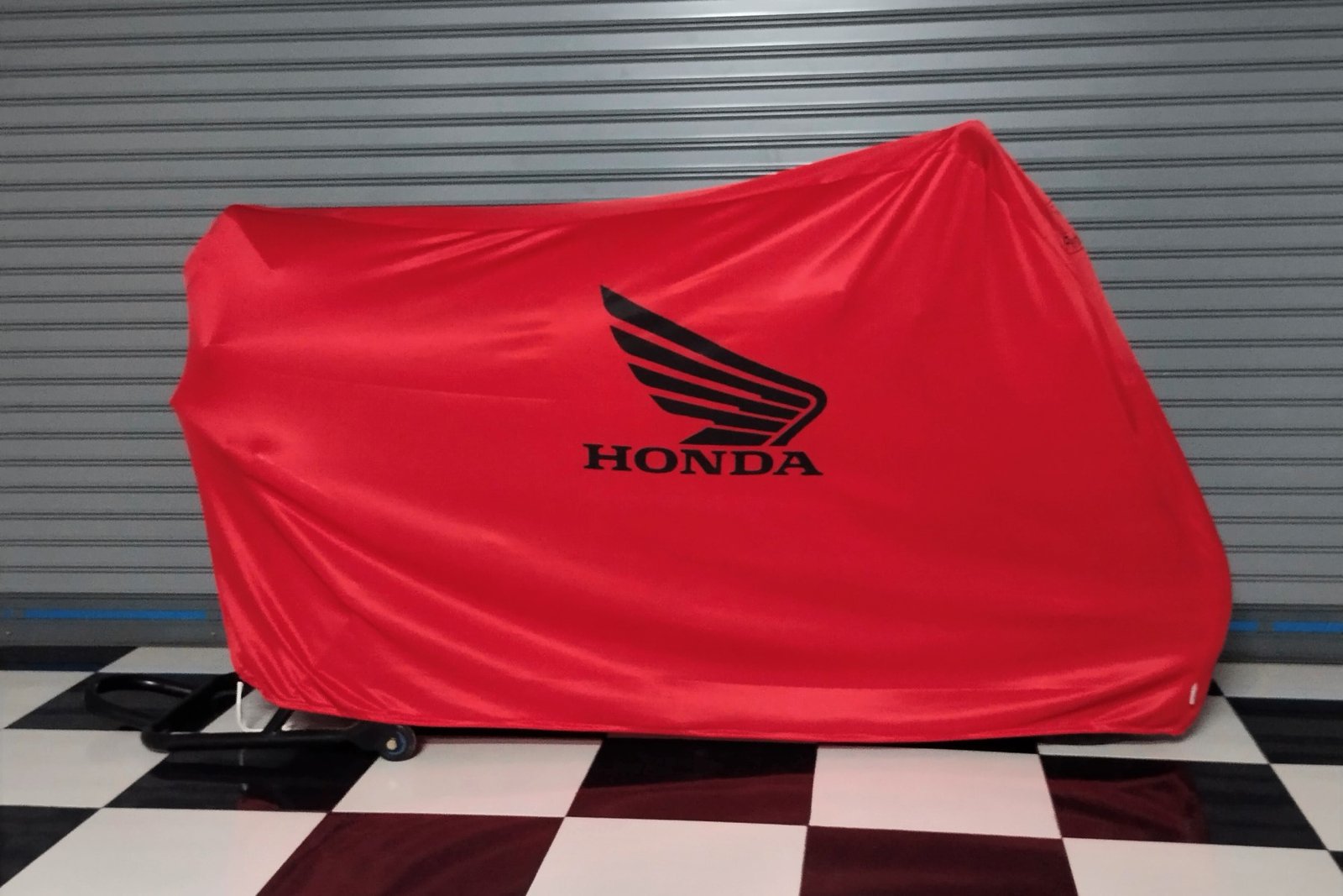 TYGA Bike Dust Cover, Red, Honda Wing, Black - Image 2