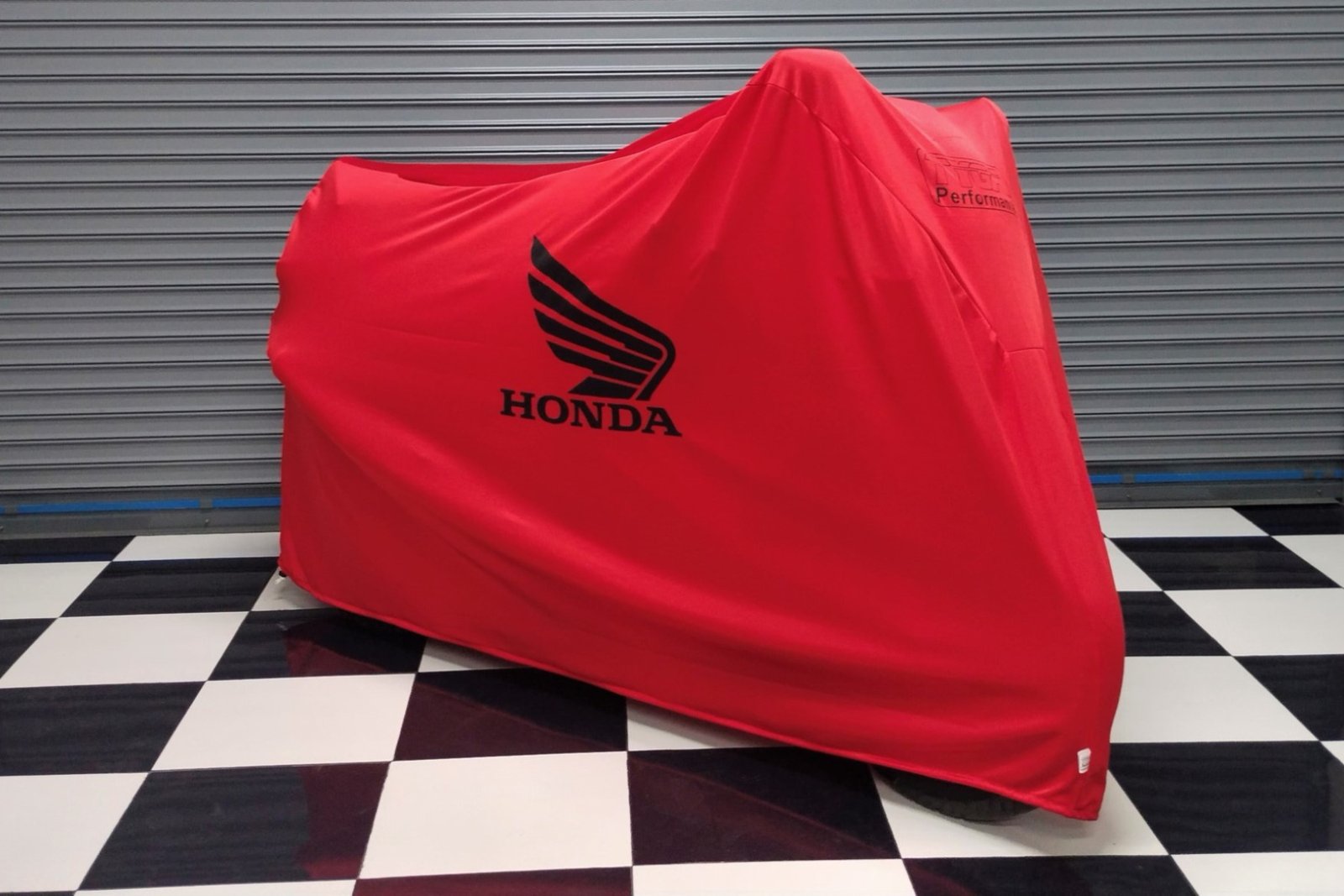 TYGA Bike Dust Cover, Red, Honda Wing, Black