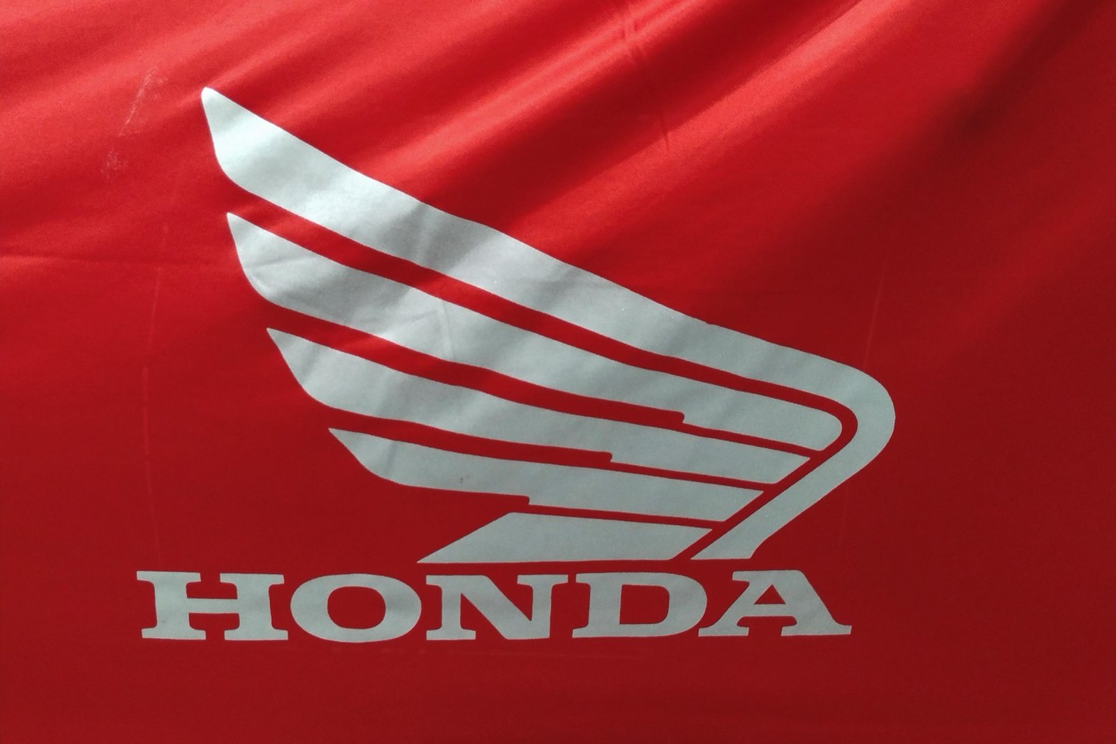 TYGA Bike Dust Cover, Red, Honda Wing, Silver - Image 4