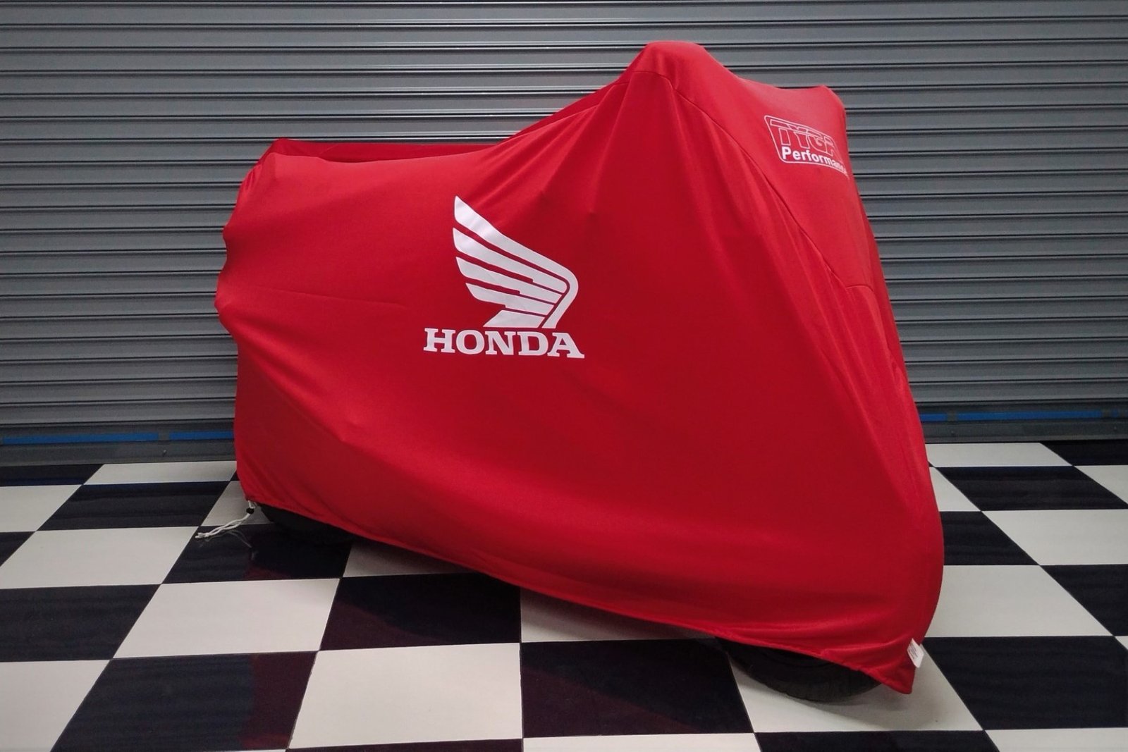 TYGA Bike Dust Cover, Red, Honda Wing, White