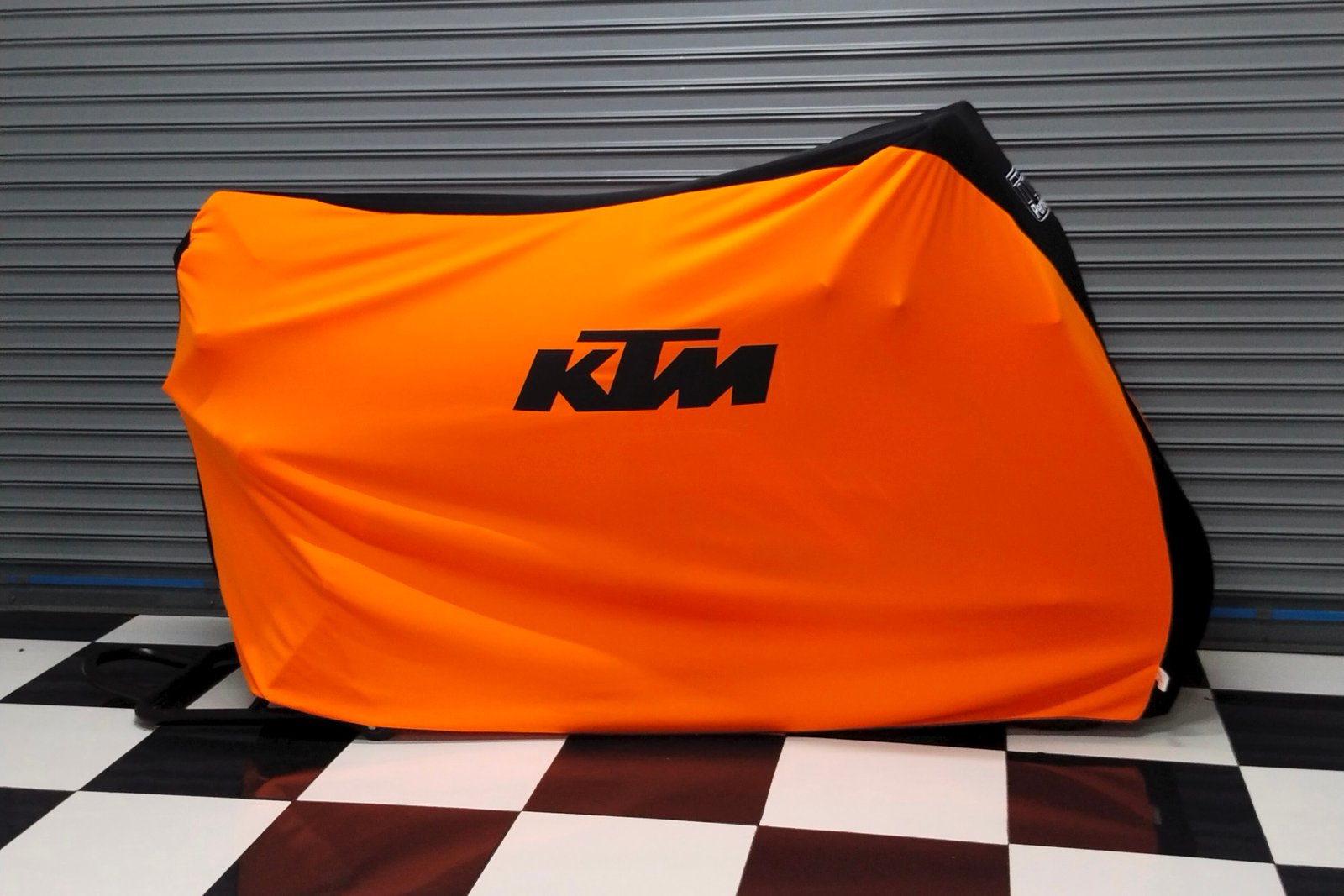 TYGA Bike Dust Cover, Orange/Black, KTM - Image 2