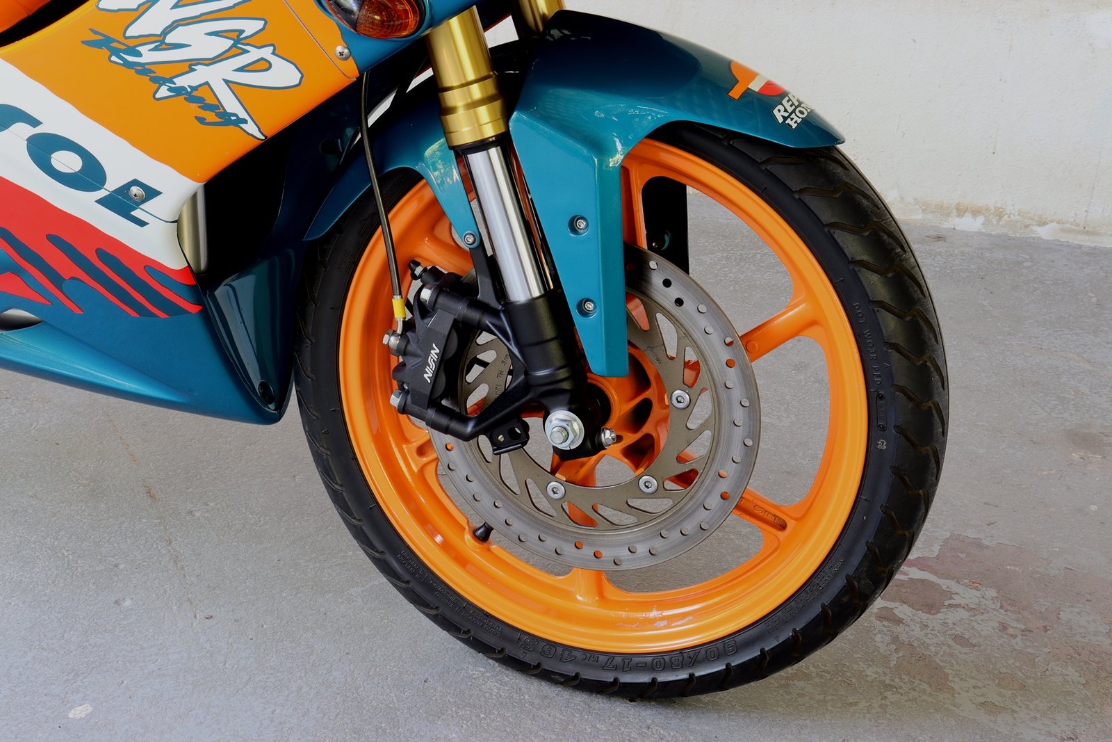 HEL Front Brake Line Kit - Honda NSR150SP USD Fork Conversion - Image 2