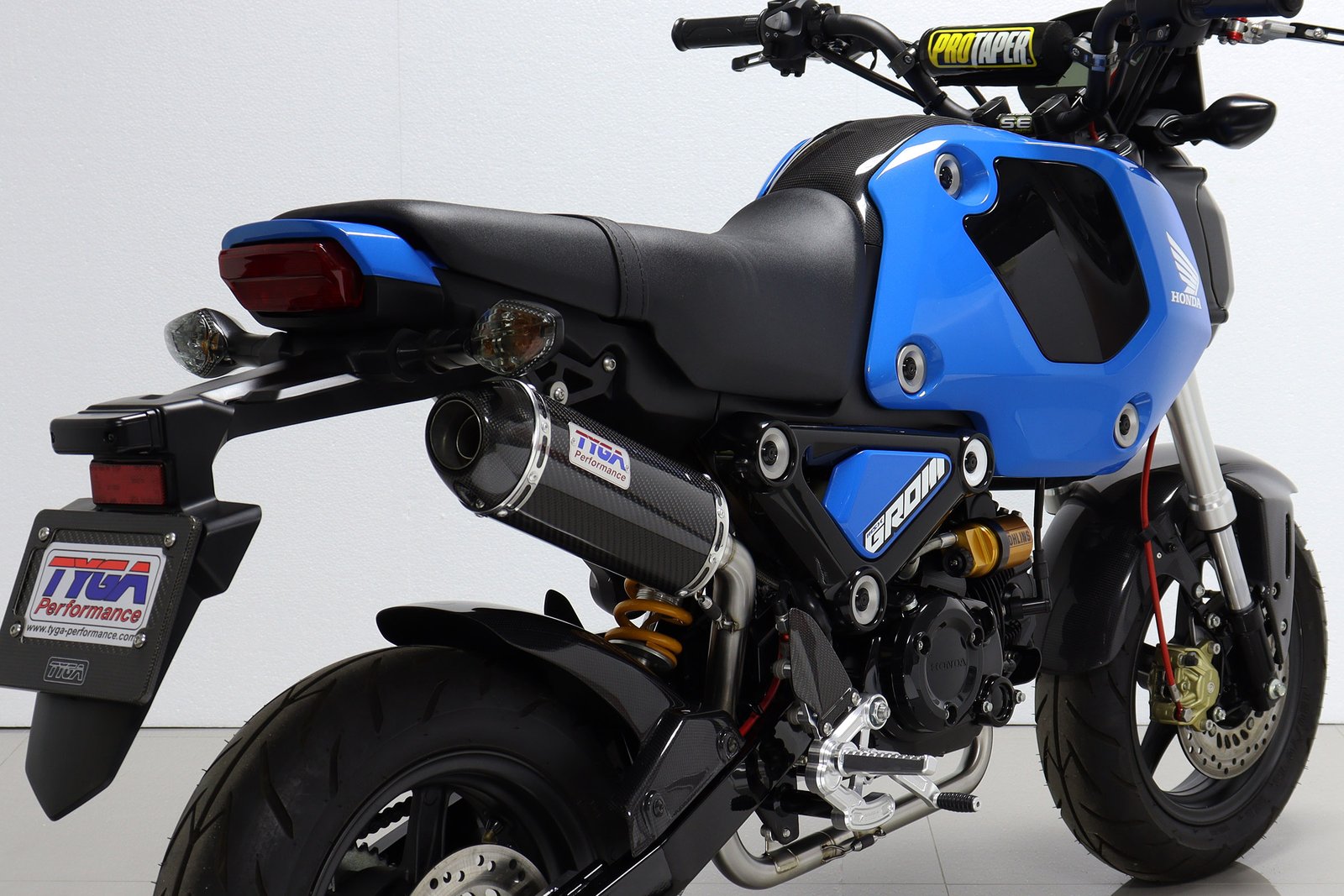 Set, Pipe, Full Race System, High Level, GROM 2021-, Carbon Oval/Carbon End Cap
