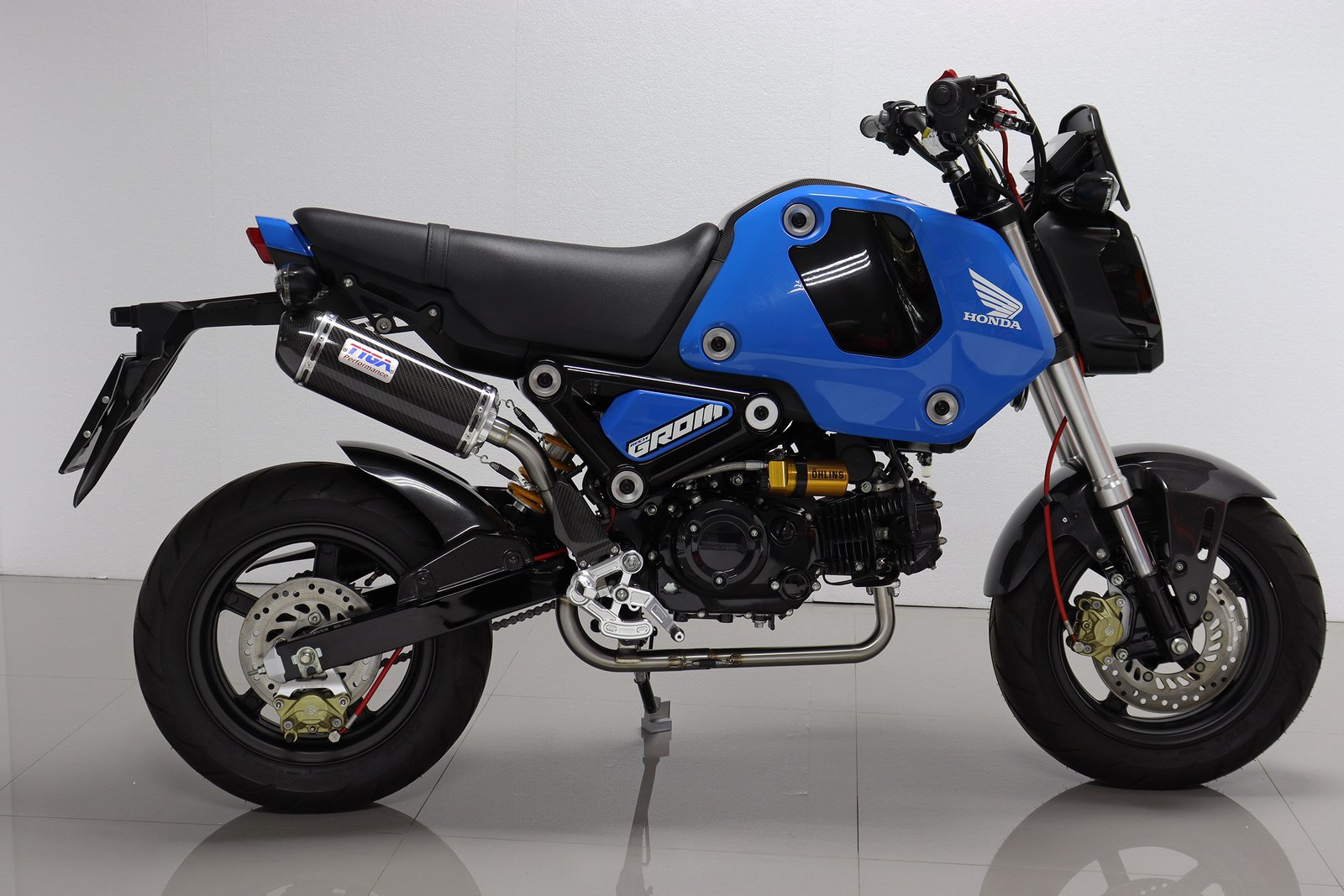 Set, Pipe, Full Race System, High Level, GROM 2021-, Carbon Oval/Carbon End Cap - Image 2