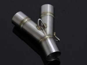 Section, Collector, Stainless, Twin Exit, High Level, GROM