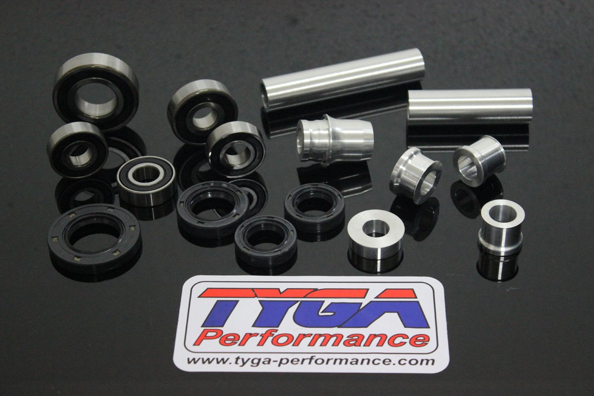 Wheel, Aluminium Spacer, Bearing, and Seal Kit, (Silver) KTM RC and Duke Series - Image 2
