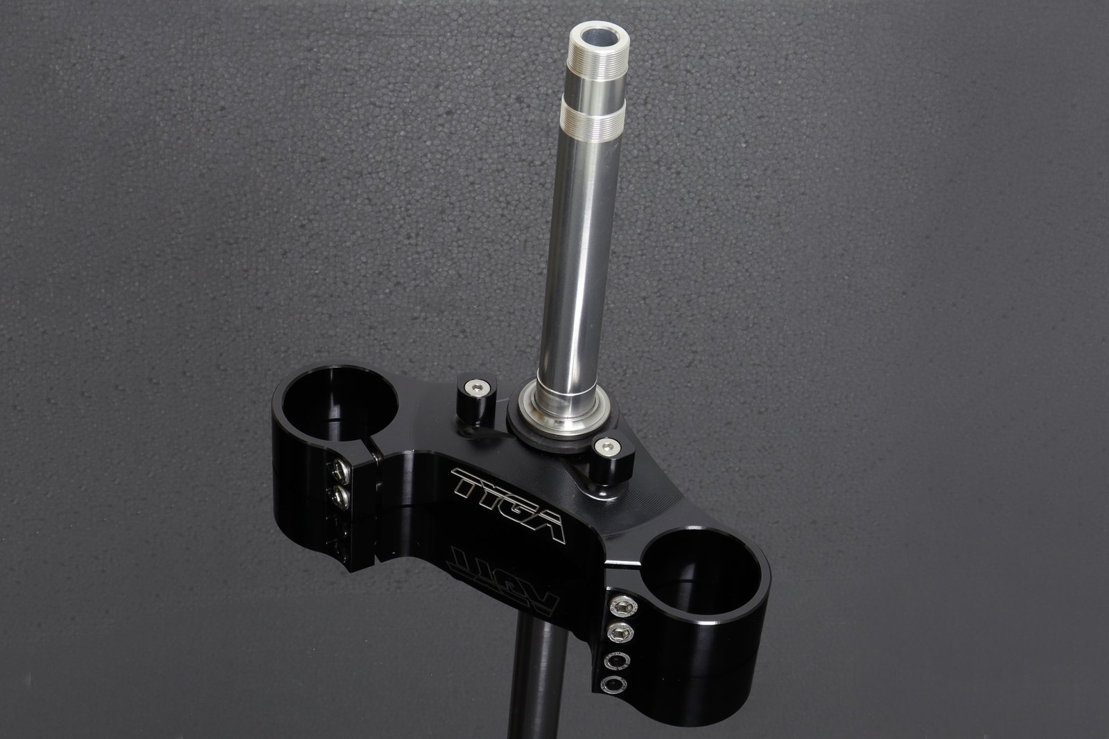 Lower Triple Clamp, USD Fork Conversion, CNC Black, Honda NSR150SP