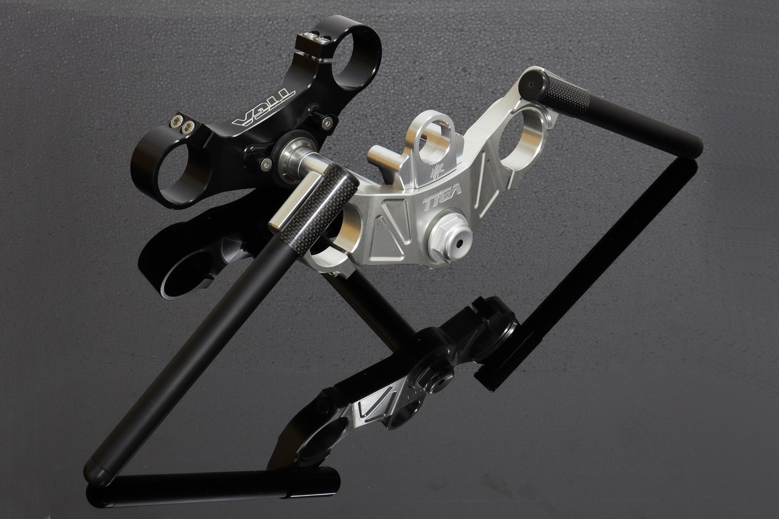 Triple Clamp Kit, USD Fork Conversion, CNC, Honda NSR150SP - Image 2