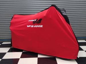 TYGA Bike Dust Cover, Red/Black, Force V4 VFR400R