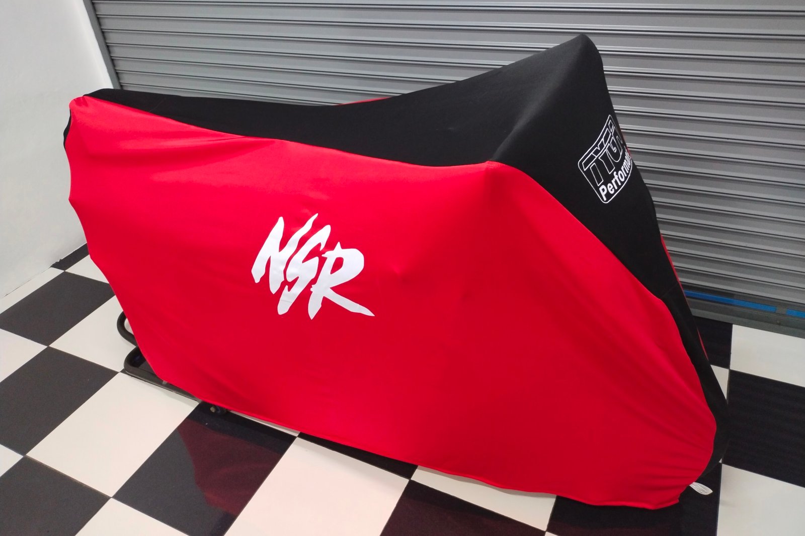 TYGA Bike Dust Cover, Red/Black, Honda NSR - Image 3