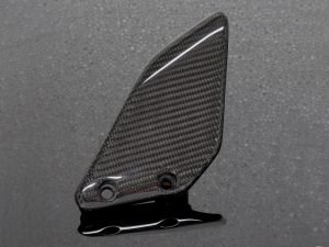 Heel Guard, Carbon, Left, Honda JC22 NSR125