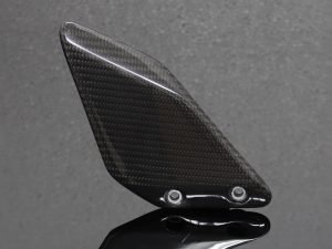 Heel Guard, Carbon, Right, Honda JC22 NSR125