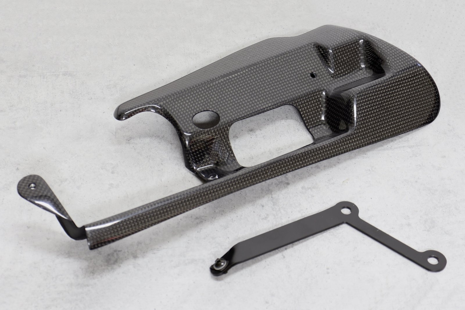 Cover, Lower Left, Carbon, Assy, VFR750 3rd Gen, 90-93