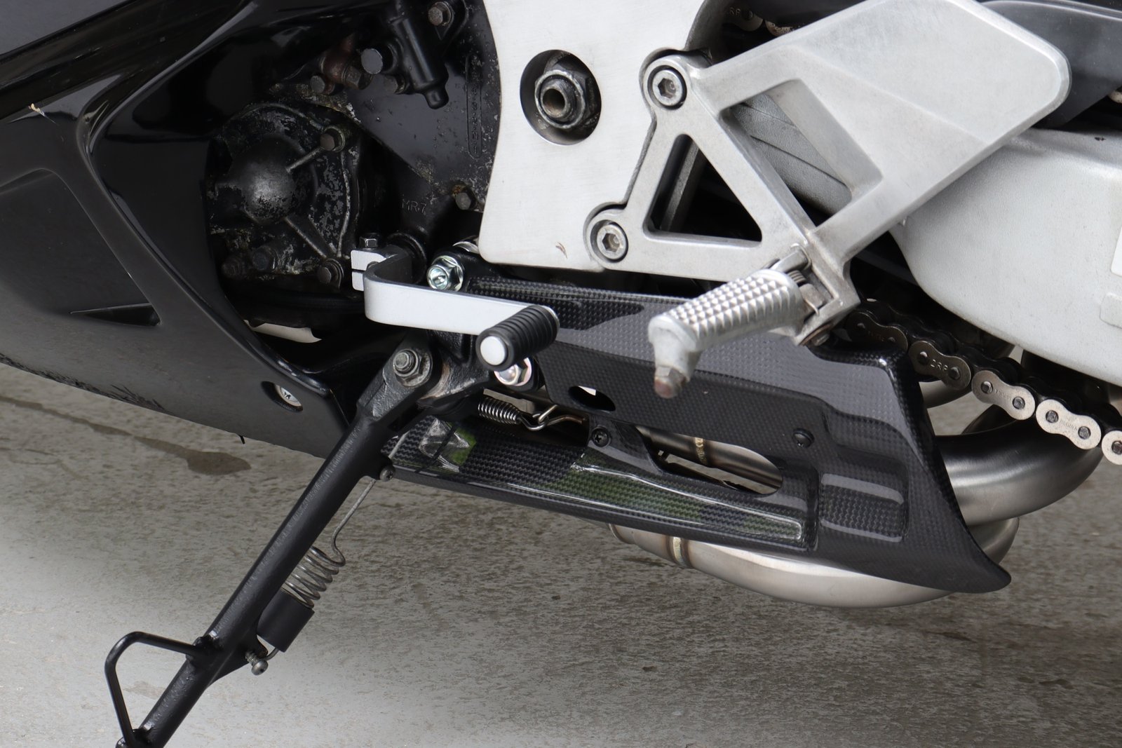 Cover, Lower Left, Carbon, Assy, VFR750 3rd Gen, 90-93 - Image 2