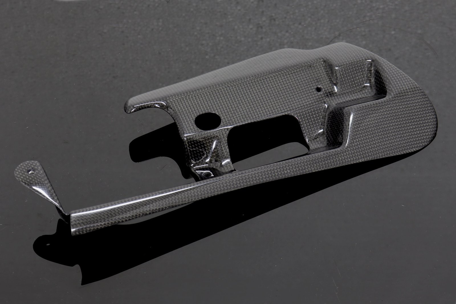 Cover, Lower Left, Carbon, Assy, VFR750 3rd Gen, 90-93 - Image 3