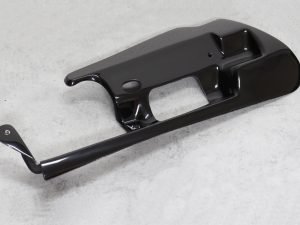 Cover, Lower Left, GRP, Glossy Black, VFR750 3rd Gen, 90-93