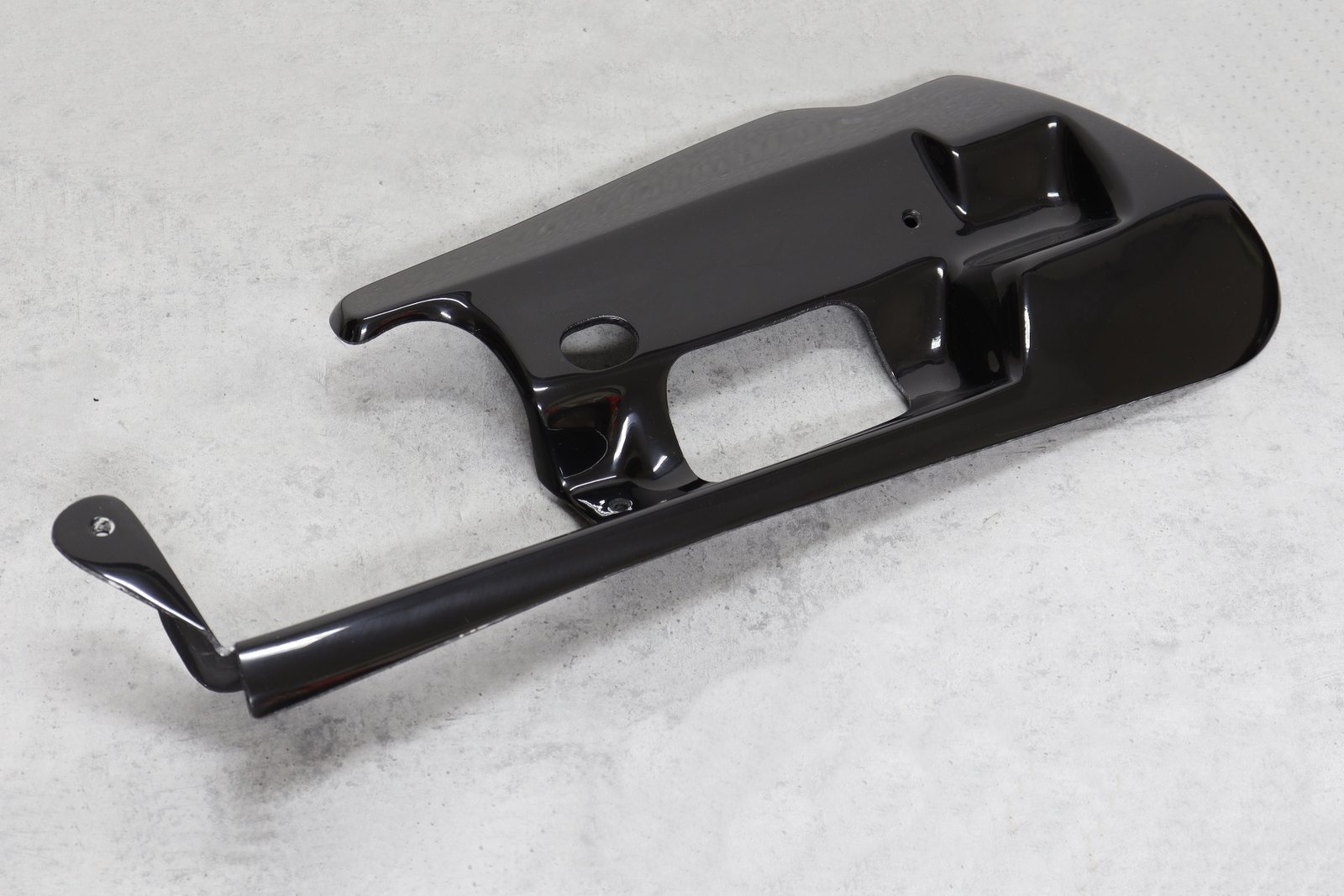 Cover, Lower Left, GRP, Glossy Black, VFR750 3rd Gen, 90-93