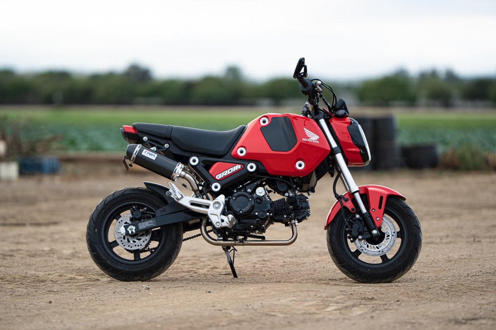 Set, Pipe, Full Race System, High Level, GROM 2021-, Carbon Oval/Carbon End Cap - Image 5