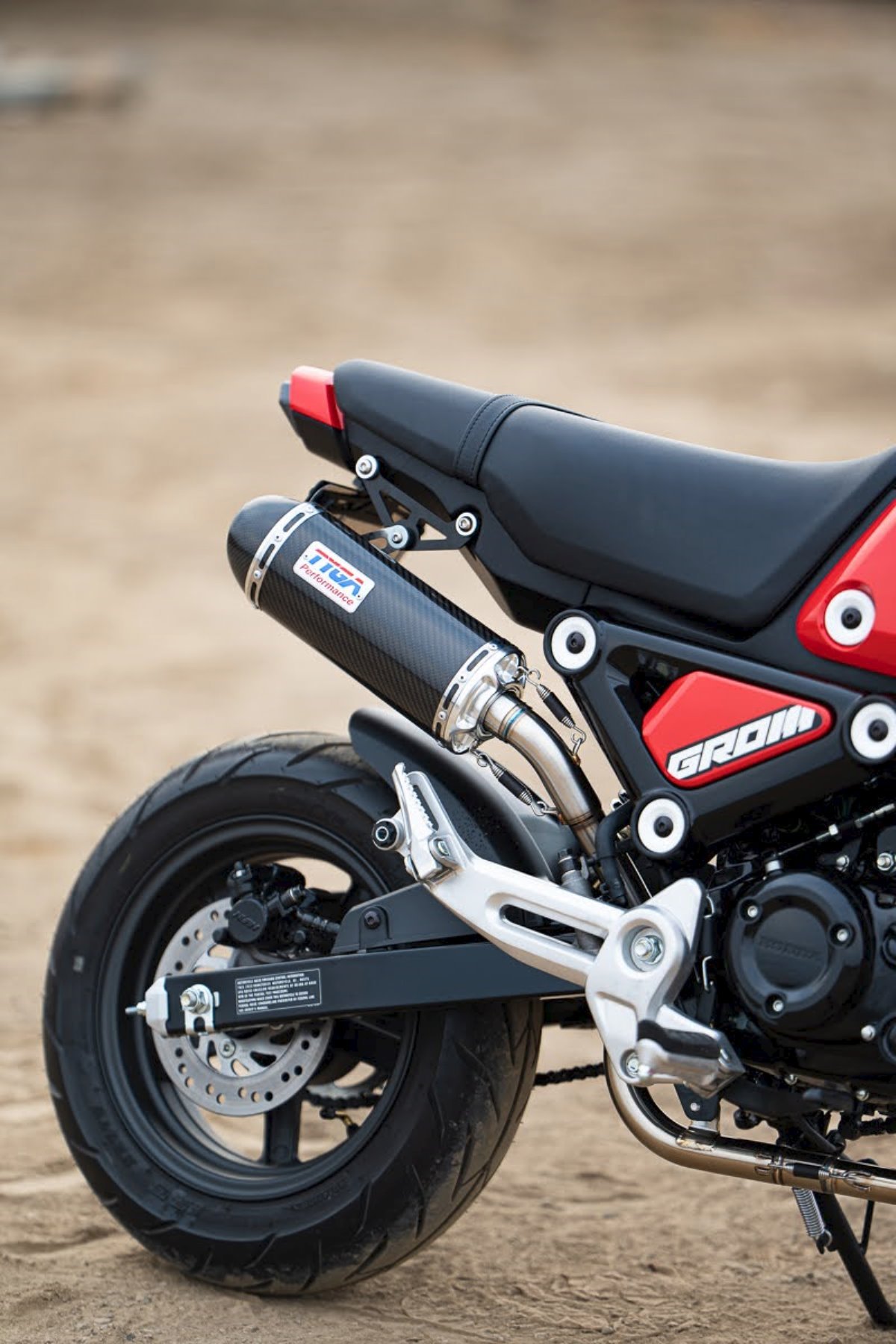 Set, Pipe, Full Race System, High Level, GROM 2021-, Carbon Oval/Carbon End Cap - Image 6