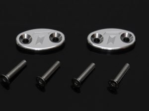 Mirror Blanking Plate, 30 mm. (Silver)