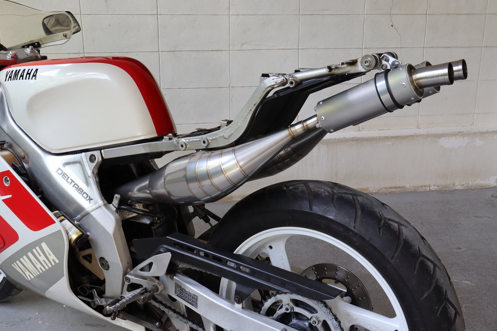 Set, Exhaust Chamber, Stainless, Yamaha TZR250 (3MA) - Image 2