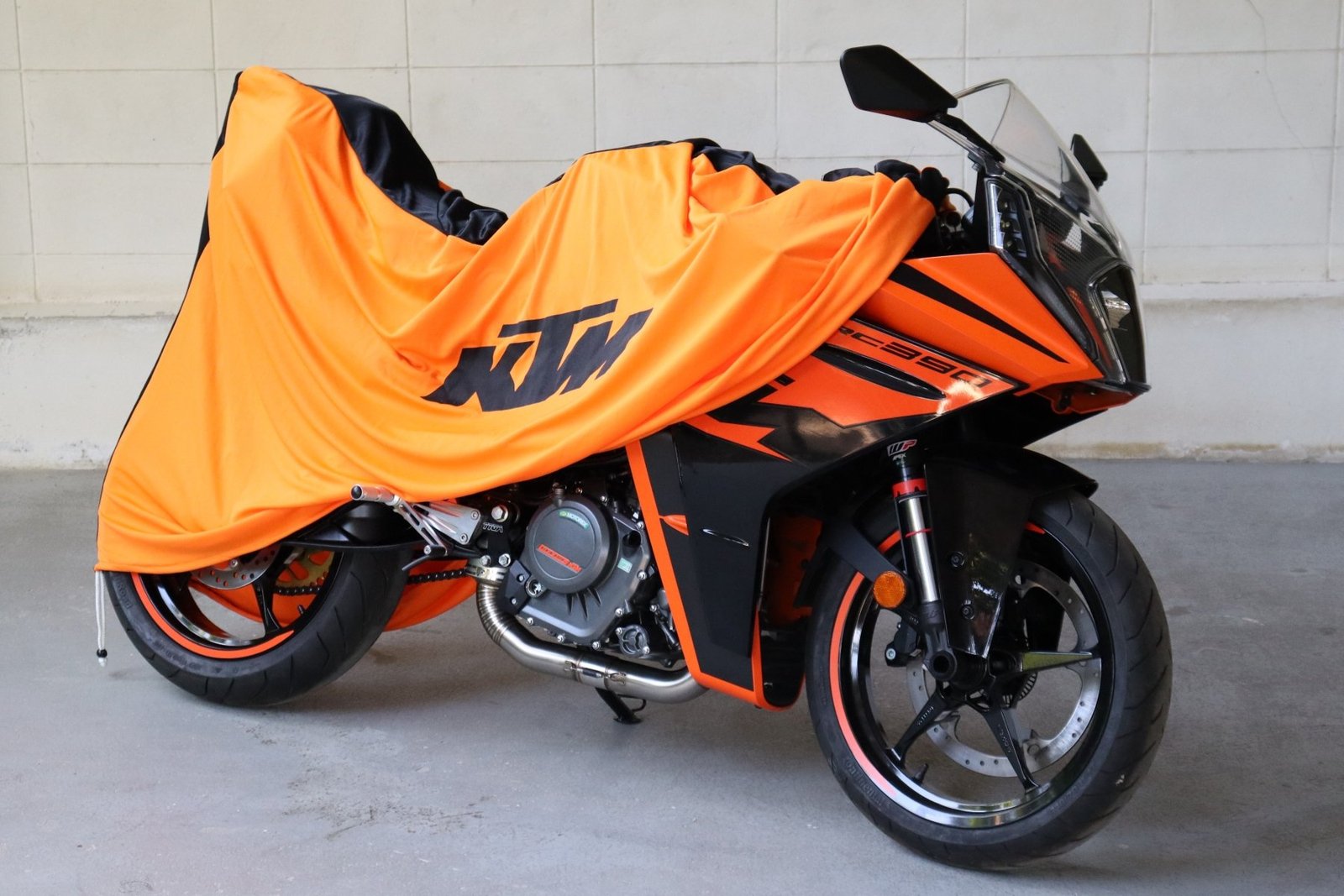 TYGA Bike Dust Cover, Orange/Black, KTM - Image 7