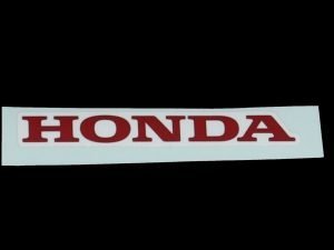 Decal, Honda, 55mm, Red