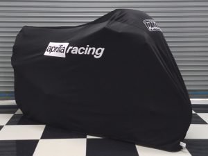 TYGA Bike Dust Cover, Black, Aprilia Racing (Race)