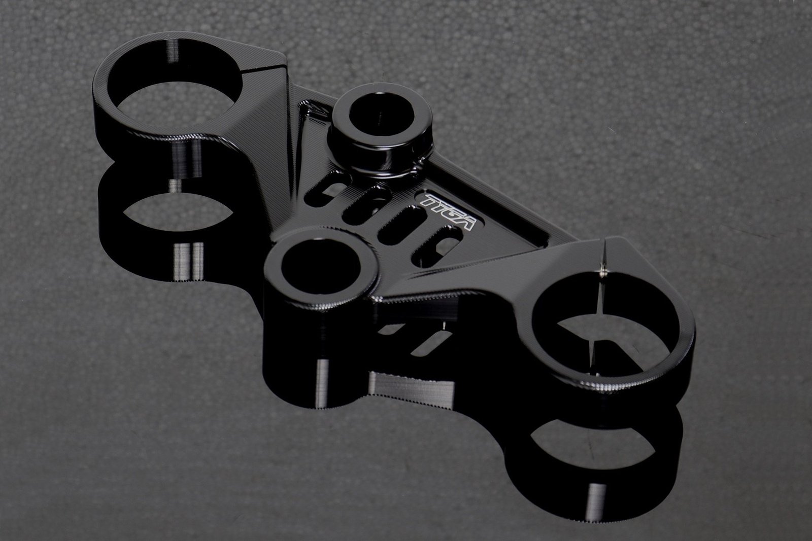 Top Triple Clamp, CNC Black, KTM RC Series (2022-2023) - Image 3
