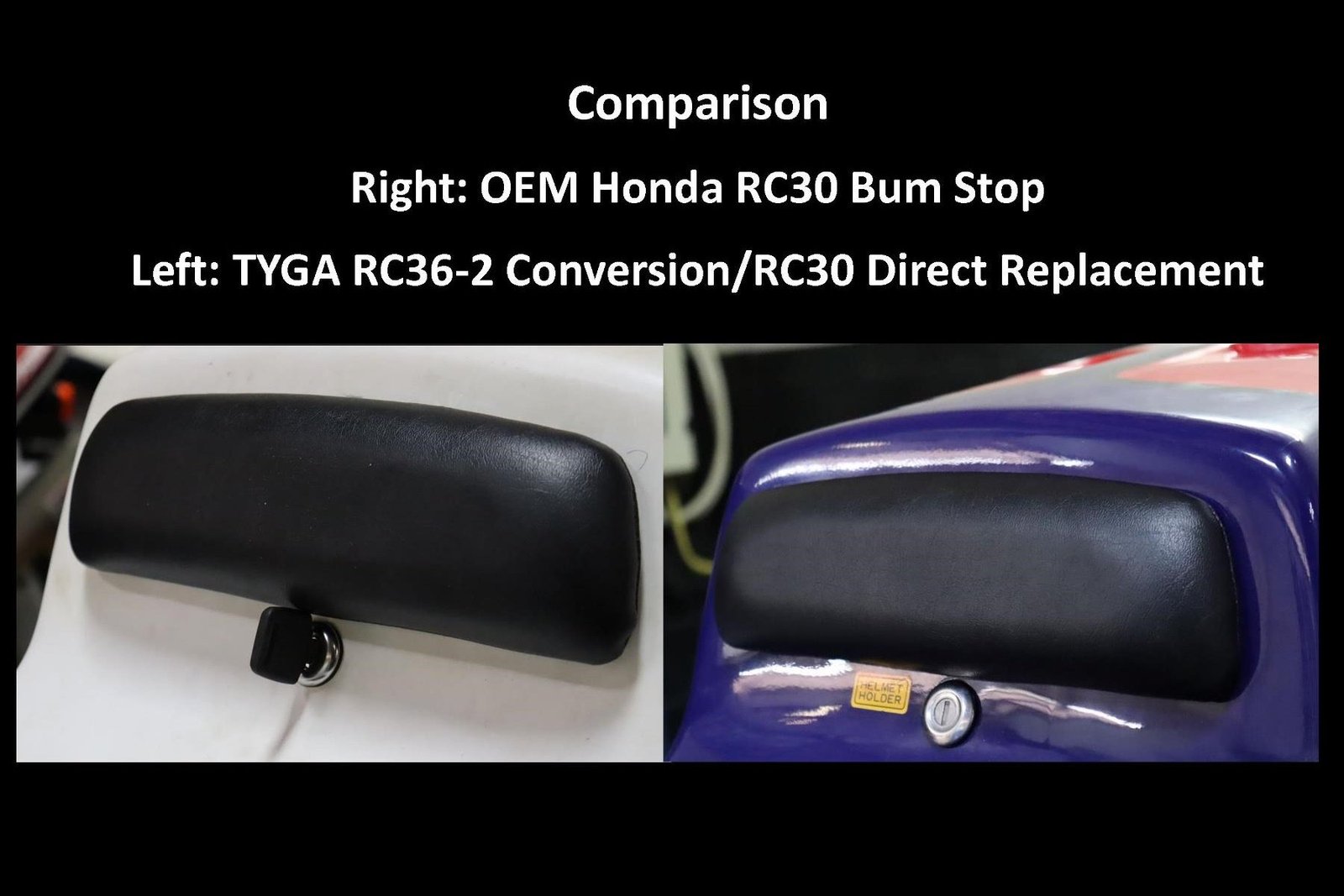 Bum Stop, RC30 Style, Replacement - Image 6