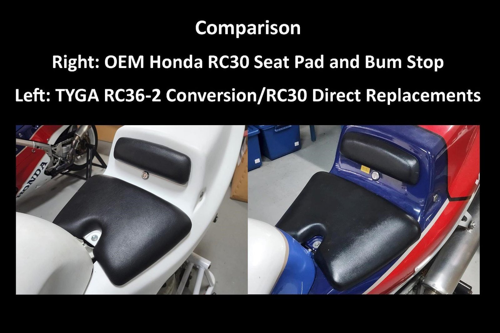 Seat Pad, RC30 Style, Replacement - Image 7