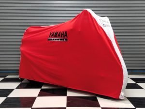 TYGA Bike Dust Cover, Red/White Yamaha